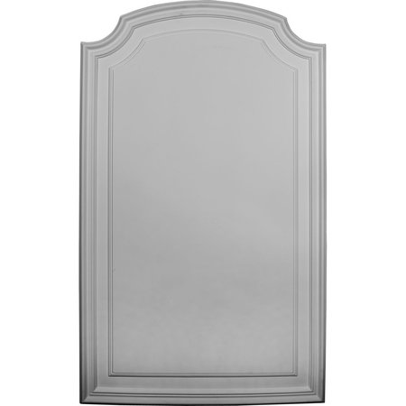 EKENA MILLWORK 21 5/8"W x 35 5/8"H x 5/8"P Legacy Arch Top Wall/Door Panel PNL22X36LE-1